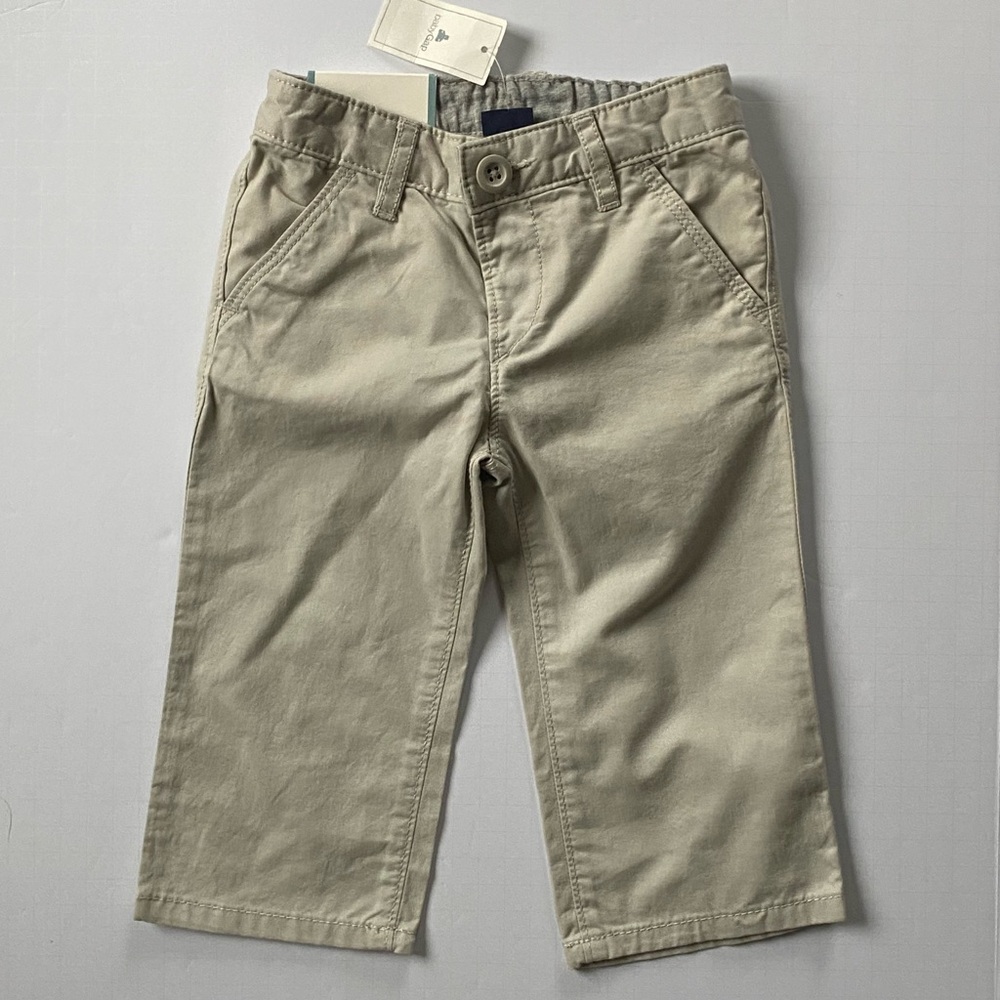 Gap Khakis Size 12 18 Months NWT Boys Chino Dressy Pants Beige New Kids Gapkids